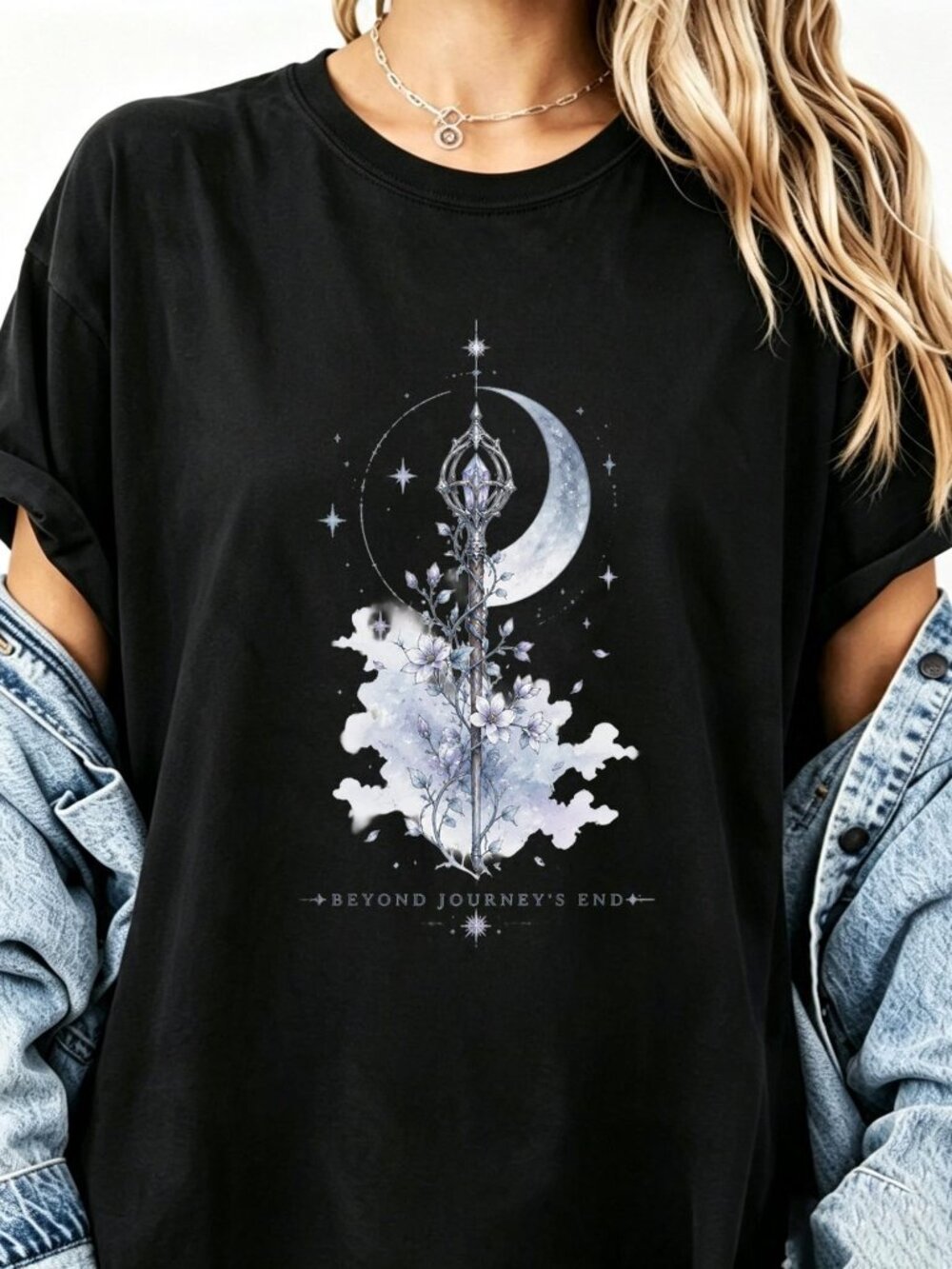 Frieren Beyond Journey's End Retro Anime Graphic Tee